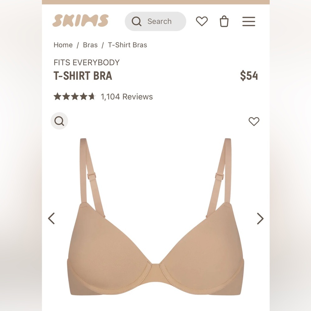 Skims Fits Everybody Bra- Clay 36DD